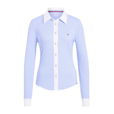 Chemise Tommy Hilfiger Equestrian Essex Stretch Oxford manches longues femme Chemise Tommy Hilfiger Equestrian Essex Stretch Oxford manches longues femme