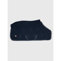 Couverture polaire Tommy Hilfiger Equestrian Oxford Bleu marine Couverture polaire Tommy Hilfiger Equestrian Oxford Bleu marine