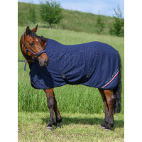 Couverture séchante Tommy Hilfiger Equestrian gaufré Bleu marine Couverture séchante Tommy Hilfiger Equestrian gaufré Bleu marine