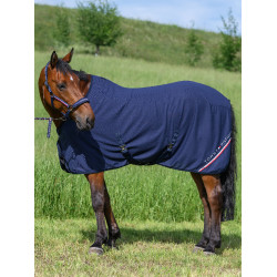 Couverture séchante Tommy Hilfiger Equestrian gaufré Bleu marine Couverture séchante Tommy Hilfiger Equestrian gaufré Bleu marine