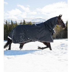 Couverture d'extérieur B Vertigo Georgina avec couvre-cou 400 g Bleu marine Couverture d'extérieur B Vertigo Georgina avec couvre-cou 400 g Bleu marine