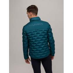 Doudoune Tommy Hilfiger Equestrian Charleston homme Turquoise Bleu Doudoune Tommy Hilfiger Equestrian Charleston homme Turquoise Bleu