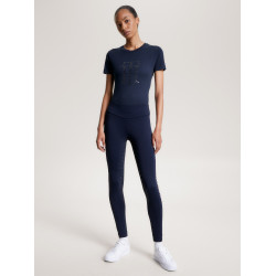 Legging Tommy Hilfiger Equestrian Rome full grip femme Bleu marine