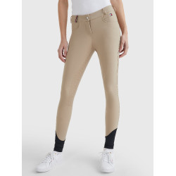 Pantalon Classic Tommy Hilfiger Equestrian femme Beige Pantalon Classic Tommy Hilfiger Equestrian femme Beige