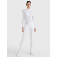 Pantalon Tommy Hilfiger Equestrian Classic femme grip genoux Beige