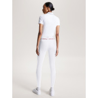 Pantalon Tommy Hilfiger Equestrian Geneva full grip femme Blanc