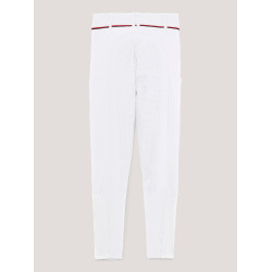Pantalon Tommy Hilfiger Equestrian Geneva full grip femme Blanc Pantalon Tommy Hilfiger Equestrian Geneva full grip femme Blanc