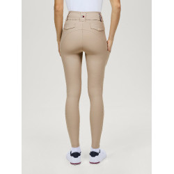 Pantalon Tommy Hilfiger Equestrian Highland Hybrid femme grip genoux Beige saison