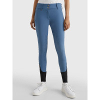 Pantalon Tommy Hilfiger Equestrian Pro femme grip genoux Blue coast Bleu Pantalon Tommy Hilfiger Equestrian Pro femme grip genoux Blue coast Bleu