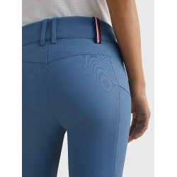 Pantalon Tommy Hilfiger Equestrian Pro femme grip genoux Blue coast Bleu