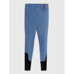 Pantalon Tommy Hilfiger Equestrian Pro femme grip genoux Blue coast Bleu