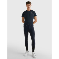 Pantalon Tommy Hilfiger Equestrian Pro homme grip genoux Blanc