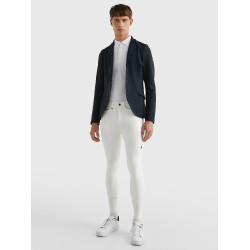 Pantalon Tommy Hilfiger Equestrian Pro homme grip genoux Blanc