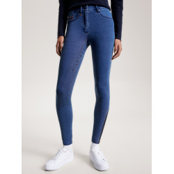 Pantalon Tommy Hilfiger Equestrian Queens Denim femme full grip