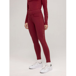 Pantalon Tommy Hilfiger Equestrian Vermont grip genoux femme Rouge