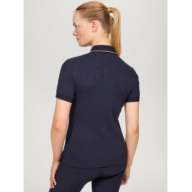 Polo à zip Tommy Hilfiger Equestrian Camden manches courtes femme Polo à zip Tommy Hilfiger Equestrian Camden manches courtes femme