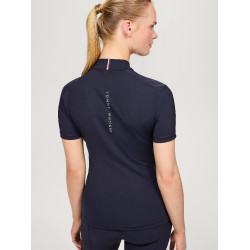 Polo d'entrainement Tommy Hilfiger Equestrian Genoa femme Bleu marine