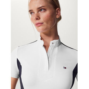 Polo de concours Tommy Hilfiger Equestrian Avon manches courtes femme Polo de concours Tommy Hilfiger Equestrian Avon manches courtes femme