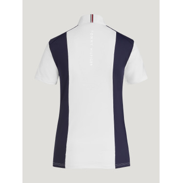 Polo de concours Tommy Hilfiger Equestrian Avon manches courtes femme Polo de concours Tommy Hilfiger Equestrian Avon manches courtes femme
