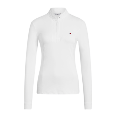 Polo de concours Tommy Hilfiger Equestrian Avon manches longues femme Polo de concours Tommy Hilfiger Equestrian Avon manches longues femme