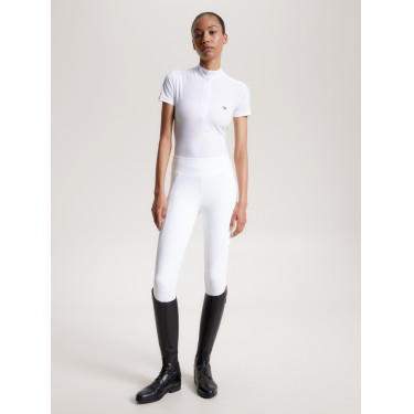 Polo de concours Tommy Hilfiger Equestrian Chelsea Cooling manches courtes femme Polo de concours Tommy Hilfiger Equestrian Chelsea Cooling manches courtes femme