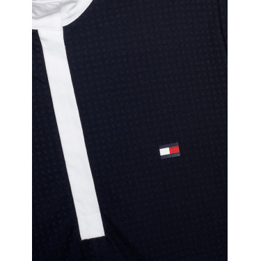 Polo de concours Tommy Hilfiger Equestrian Chelsea Cooling manches longues femme Polo de concours Tommy Hilfiger Equestrian Chelsea Cooling manches longues femme