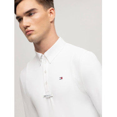 Polo de concours Tommy Hilfiger Equestrian Columbus manches longues homme Polo de concours Tommy Hilfiger Equestrian Columbus manches longues homme