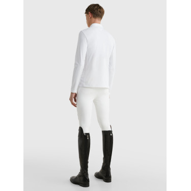 Polo de concours Tommy Hilfiger Equestrian Fresh Air Performance manches longues homme Polo de concours Tommy Hilfiger Equestrian Fresh Air Performance manches longues homme