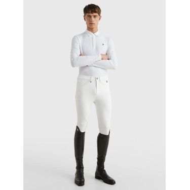 Polo de concours Tommy Hilfiger Equestrian Fresh Air Performance manches longues homme Polo de concours Tommy Hilfiger Equestrian Fresh Air Performance manches longues homme