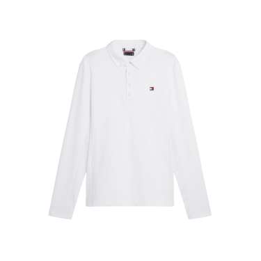 Polo de concours Tommy Hilfiger Equestrian Fresh Air Performance manches longues homme Polo de concours Tommy Hilfiger Equestrian Fresh Air Performance manches longues homme