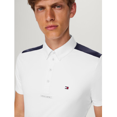 Polo de concours Tommy Hilfiger Equestrian Hamilton manches courtes homme Polo de concours Tommy Hilfiger Equestrian Hamilton manches courtes homme