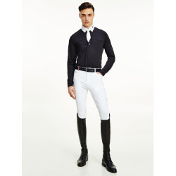 Polo de concours Tommy Hilfiger Equestrian manches longues homme Bleu marine Polo de concours Tommy Hilfiger Equestrian manches longues homme Bleu marine