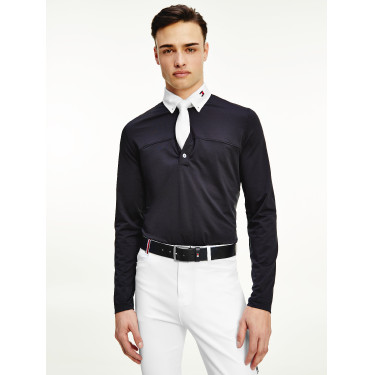 Polo de concours Tommy Hilfiger Equestrian manches longues homme Polo de concours Tommy Hilfiger Equestrian manches longues homme