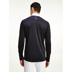 Polo de concours Tommy Hilfiger Equestrian manches longues homme Bleu marine Polo de concours Tommy Hilfiger Equestrian manches longues homme Bleu marine
