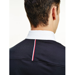 Polo de concours Tommy Hilfiger Equestrian manches longues homme Bleu marine Polo de concours Tommy Hilfiger Equestrian manches longues homme Bleu marine