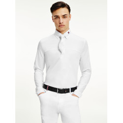 Polo de concours Tommy Hilfiger Equestrian manches longues homme Blanc Polo de concours Tommy Hilfiger Equestrian manches longues homme Blanc