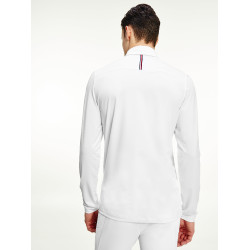 Polo de concours Tommy Hilfiger Equestrian manches longues homme Blanc Polo de concours Tommy Hilfiger Equestrian manches longues homme Blanc