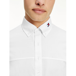 Polo de concours Tommy Hilfiger Equestrian manches longues homme Blanc Polo de concours Tommy Hilfiger Equestrian manches longues homme Blanc
