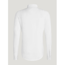 Polo de concours Tommy Hilfiger Equestrian Neville manches longues homme Blanc
