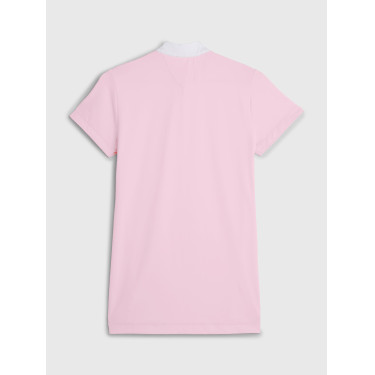 Polo de concours Tommy Hilfiger Equestrian Performance Strass manches courtes femme Polo de concours Tommy Hilfiger Equestrian Performance Strass manches courtes femme