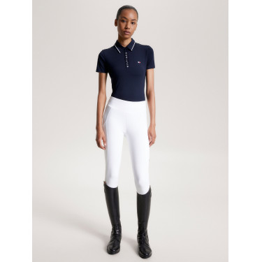 Polo Tommy Hilfiger Equestrian Harlem manches courtes femme Polo Tommy Hilfiger Equestrian Harlem manches courtes femme