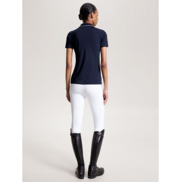 Polo Tommy Hilfiger Equestrian Harlem manches courtes femme Polo Tommy Hilfiger Equestrian Harlem manches courtes femme