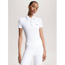 Polo Tommy Hilfiger Equestrian Harlem manches courtes femme