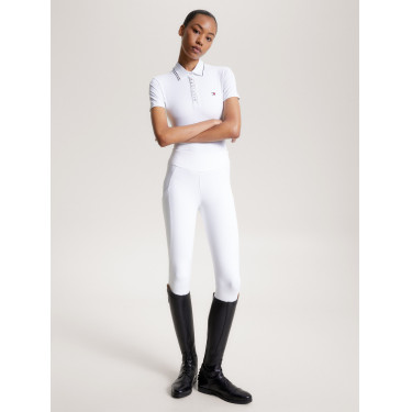 Polo Tommy Hilfiger Equestrian Harlem manches courtes femme Polo Tommy Hilfiger Equestrian Harlem manches courtes femme