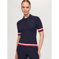 Polo Tommy Hilfiger Equestrian Lenox effet pullover femme