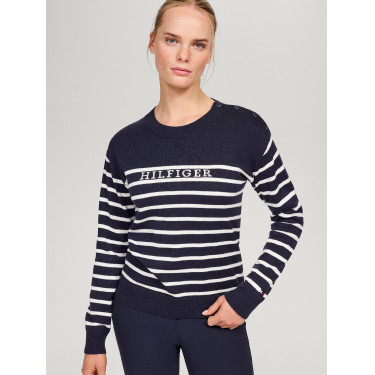Pull marinière Tommy Hilfiger Equestrian Fairflied femme Pull marinière Tommy Hilfiger Equestrian Fairflied femme
