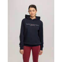 Sweat à capuche Graphique Tommy Hilfiger Equestrian Williamsburg unisexe Bleu marine