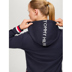 Sweat à capuche Tommy Hilfiger Equestrian Richmond femme Bleu marine