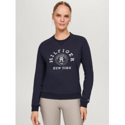 Sweat graphique Tommy Hilfiger Equestrian Evans femme Bleu marine Sweat graphique Tommy Hilfiger Equestrian Evans femme Bleu marine