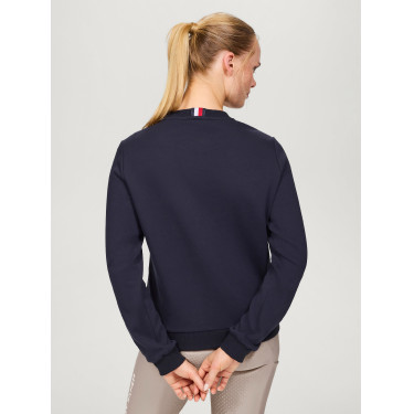 Sweat graphique Tommy Hilfiger Equestrian Evans femme Bleu marine Sweat graphique Tommy Hilfiger Equestrian Evans femme Bleu marine
